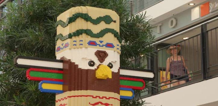 Wanderausstellung: In der Goethe Galerie wurden eine Million Lego-Steine verbaut