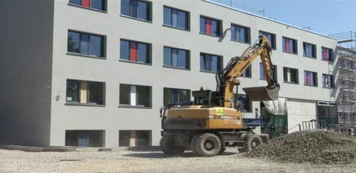 Sanierung am Ernst-Abbe-Gymnasium: Die Bauarbeiten liegen im Zeitplan