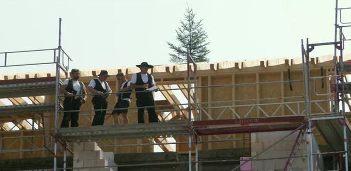 Richtfest: Auf der Hochbunker-Baustelle am Magdelstieg wurde heute gefeiert