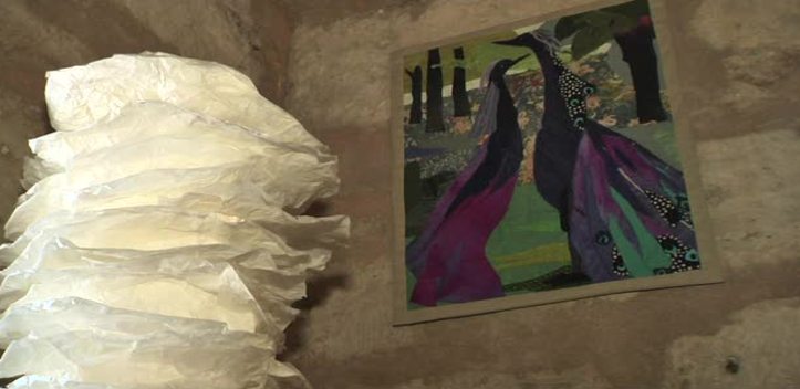 Ausstellung im Aufbau: Im Johannistor stellen ab Freitag Mutter und Tochter aus