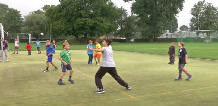 Kinder in Bewegung: Beim USV-AKTIV-Camp waren auch Flüchtlinge zu Gast