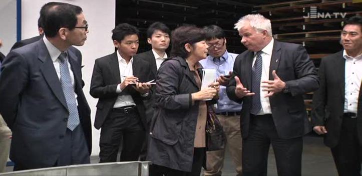 Unternehmensbesuch in Laasdorf: Die Firma CBV begrüßte Gäste aus Japan