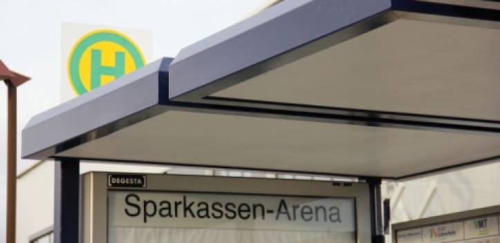 Basketball in der Sparkassen-Arena: Straßenbahnen rollen wieder über die Oberaue