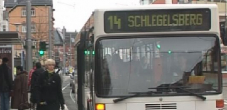 Freie Fahrt zur Haltestelle Steinweg 