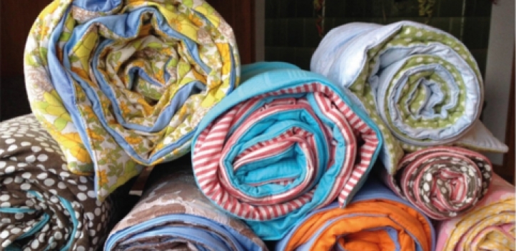 Nähen für Flüchtlingskinder