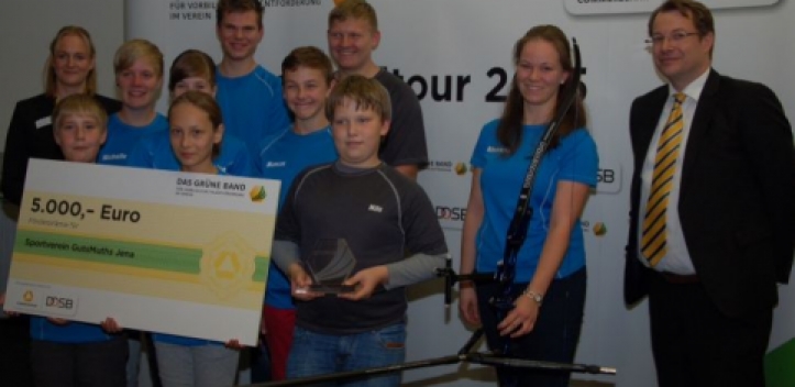  „Grünes Band“ für Bogenschützen des SV GutsMuths Jena e.V.
