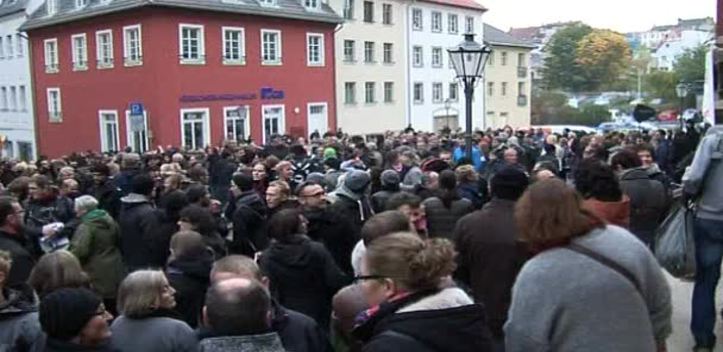 Alternativen: In Altenburg setzten 1 000 Menschen ein Zeichen gegen die Thügida-Bewegung