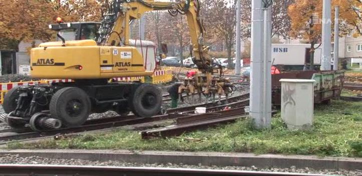 Gleisdreieck wird erneuert: Der Abschluss der Arbeiten verzögert sich bis Anfang November