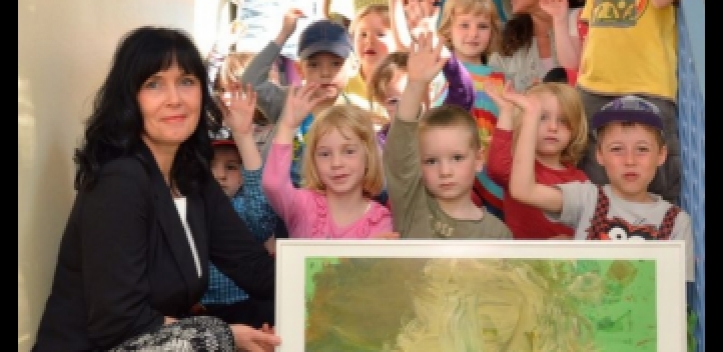 Kinderbilder in der Kinderklinik