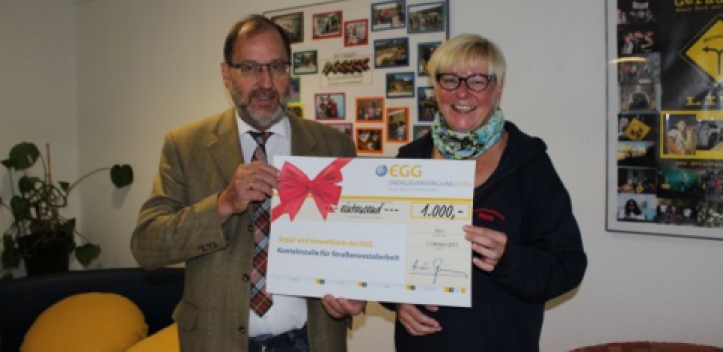 Spenden aus EGG Sozial- und Umweltfonds 