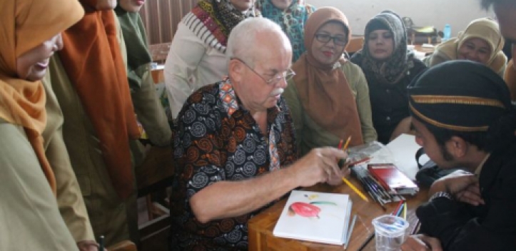 Malerei und Zeichnungen aus Tasikmalaya“