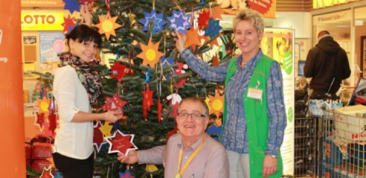 Wunschstern-Aktion im Globus Isserstedt