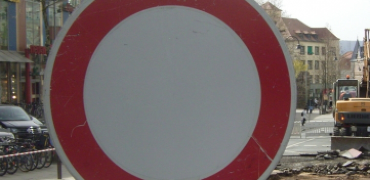 Forstweg bis Freitag gesperrt 