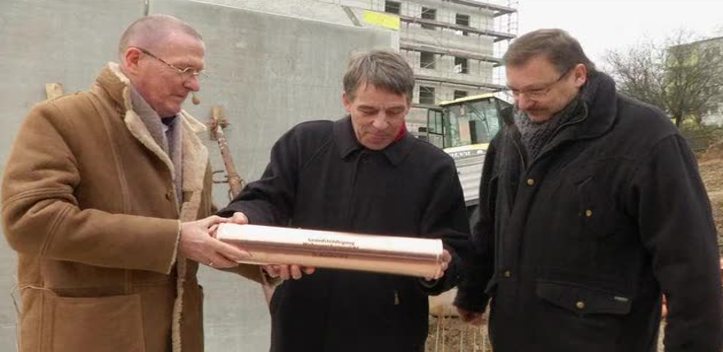 Neubau mit Nachbarschaft: Jenawohnen legte heute den Grundstein für besondere Wohnhäuser