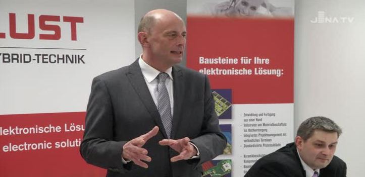 Ministerbesuch in Hermsdorf: Wolfgang Tiefensee besuchte die Lust Hybrid-Technik GmbH