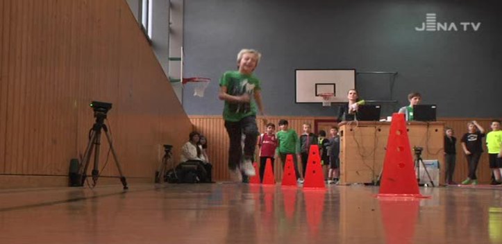 Wettkampf: Beim Kindersprint treten Grundschulkinder gegeneinander an