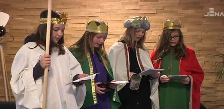Dreikönigstag: Die Sternsinger besuchten den Oberbürgermeister