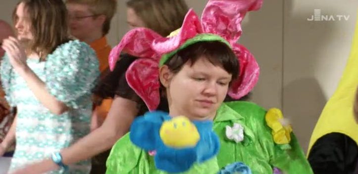 Darbietung: Menschen mit einer Behinderung erarbeiten ein Theaterstück