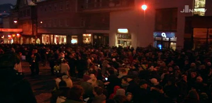 Auf der Straße: In Jena demonstrierten mehr als 3 000 Menschen für ihre politischen Überzeugungen