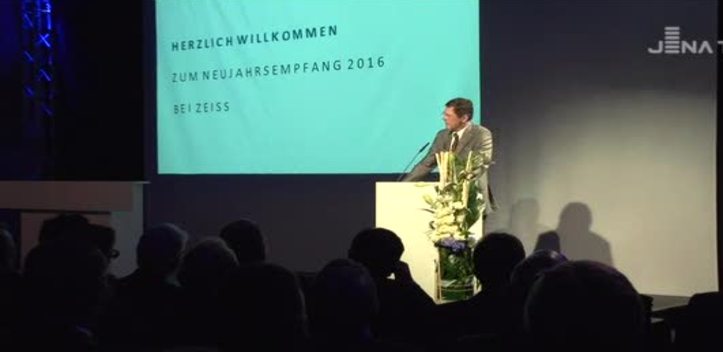 Kontinuität: Beim Neujahrsempfang der Carl Zeiss AG wurde der Geschäftsbericht 2014/15 präsentiert