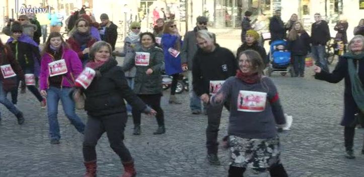 Flashmob: Jena beteiligt sich wieder an der weltweiten Aktion „One Billion Rising“