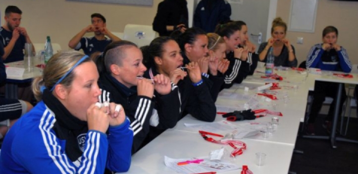 Spieler ließen sich als Stammzellspender registrieren