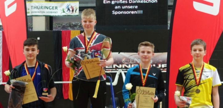 Medaillen für Jenaer Badminton-Spieler