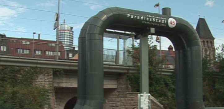 Wärmebildaufnahmen von Fernwärmeleitungen 