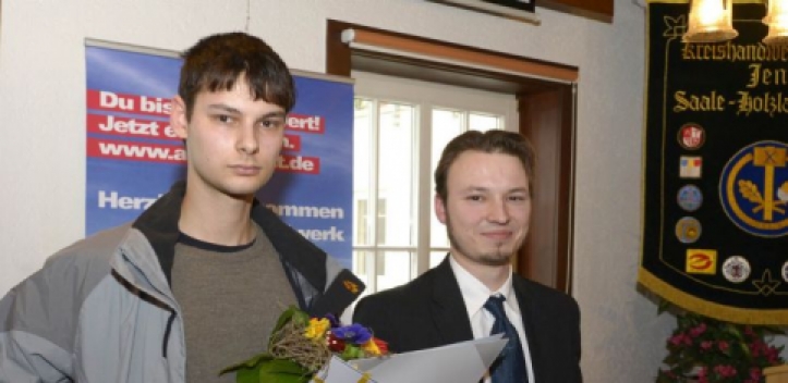 Handwerk verstärkt mit neuen Junggesellen