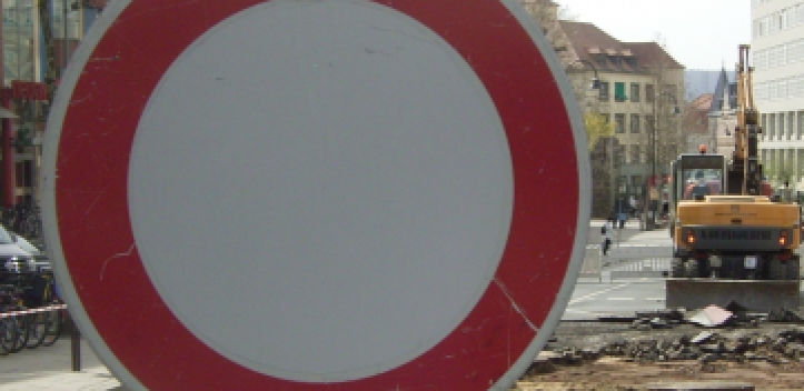 Straßensperrungen im Stadtgebiet