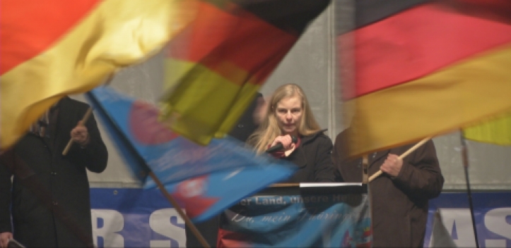 Demonstration der AfD zog durch die Jenaer Innenstadt