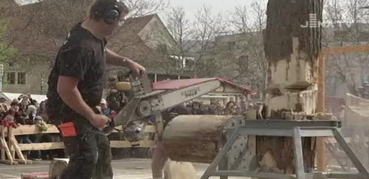 Werbung für den Holzmarkt: Die 15. Auflage wird am 9. April in der Innenstadt veranstaltet