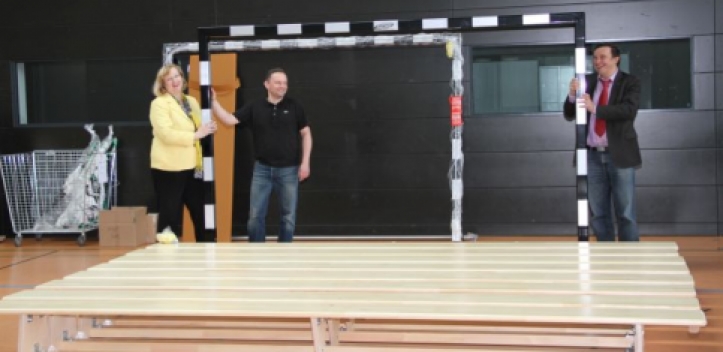 Neue Sportgeräte für Panndorfhalle