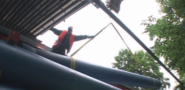 Neue Trinkwasserleitung entsteht