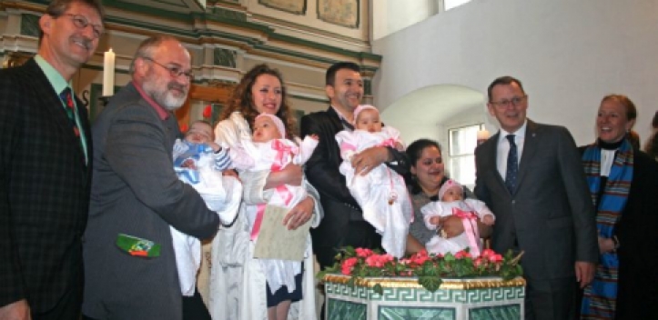 Jenaer Vierlinge getauft 