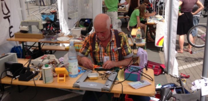 Reparier-Café auf dem Umwelttag zu Gast