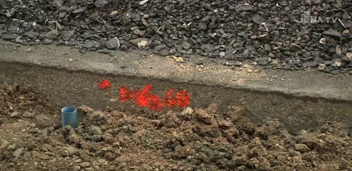 Baustelle: Teile der Innenstadt sind wegen der Verlegung eines Abwasserkanals gesperrt