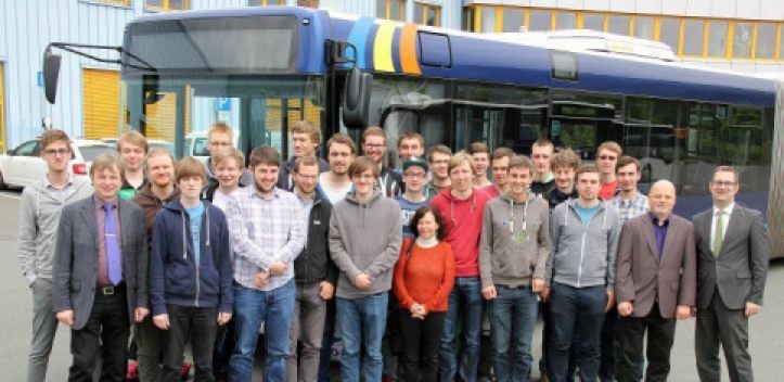 Nachwuchs zu Besuch beim Jenaer Nahverkehr