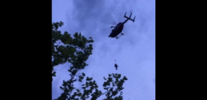 Spektakuläre Rettungsaktion