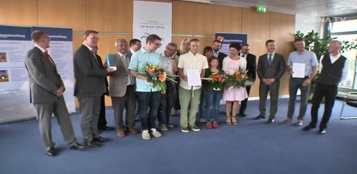 Nachhaltige Projekte gefördert: Bei den Stadtwerken wurde der  Thüringer Klimaschutzpreis 2016 vergeben