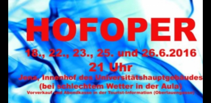 Jenaer Hofoper 2016 feiert Premiere                                                     Jenaer Hofoper 2016 feiert Premi