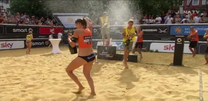 Im Sand: Die smart beach tour verwandelte die Innenstadt zur Strandlandschaft