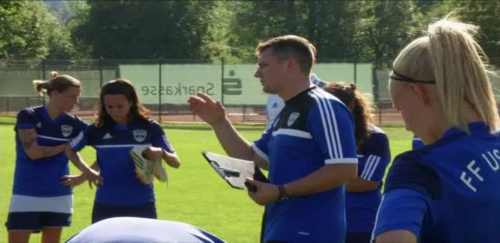 Start für die Saisonvorbereitung: Der FF USV peilt einen Tabellenplatz im Mittelfeld an