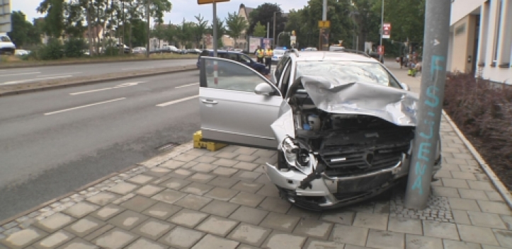 Schwerer Unfall am Lutherplatz