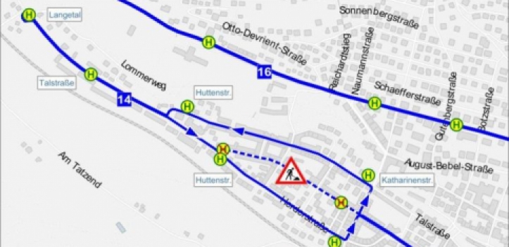 Baumaßnahme in der Lutherstraße startet am 1. August 