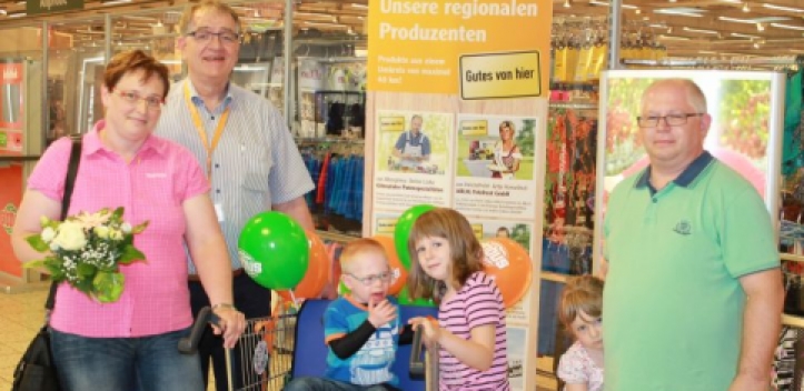 Handicap-Einkaufswagen im Globus Isserstedt