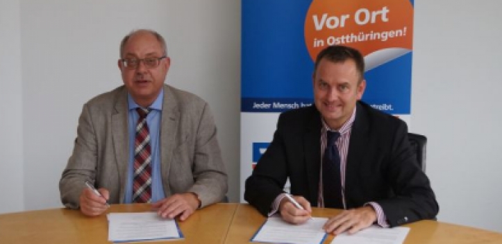 Volksbank eG unterstützt Geraer Schwimmverein 