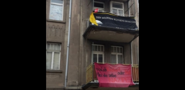 Haus im Damenviertel besetzt