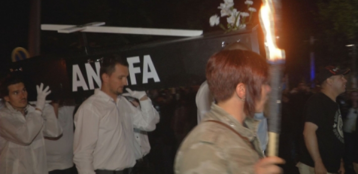 Thügida-Demo zog durchs Damenviertel