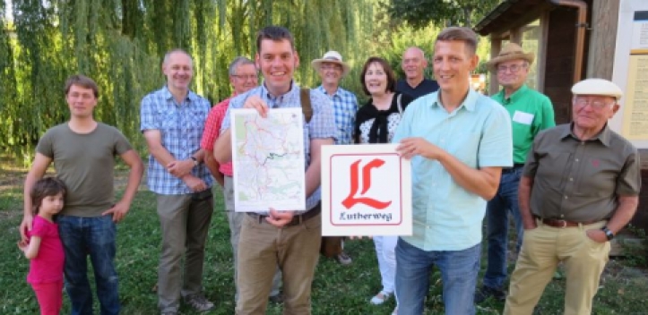 Neuer Geraer Lutherweg-Bogen 